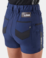 BAD WOMENS NEXT™ WATERPROOF ELASTIC WAIST SHORT SHORTS - BAD WORKWEAR