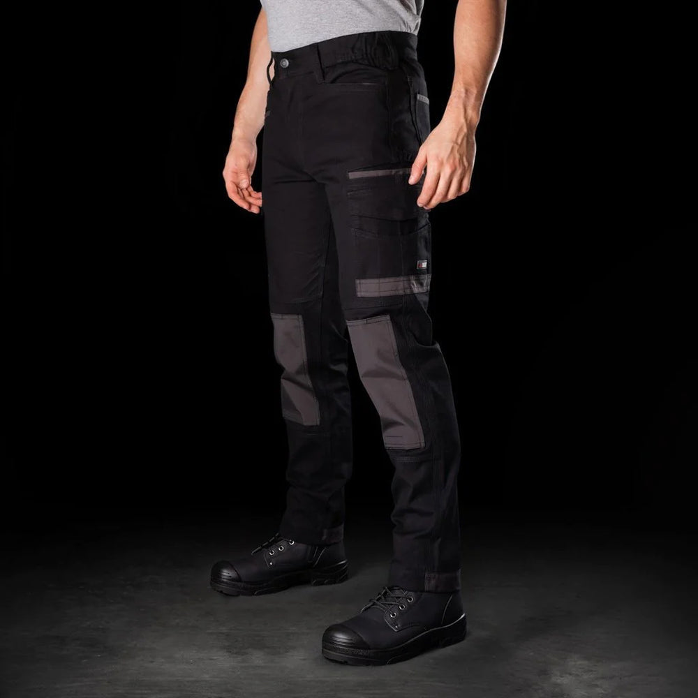 Snickers DuraTwill 3212 Holster Pocket Trousers Grey / Black 33