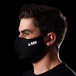 ANTIVIRAL BAD BLACK 3-LAYER REUSABLE HEALTH SAFETY FACE MASK - BAD WORKWEAR