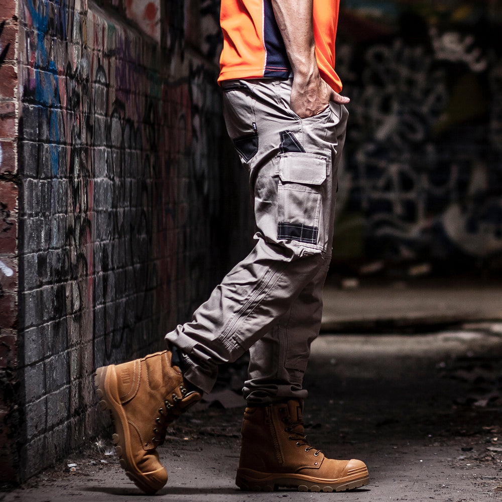 Mens Skinny Slim Fit Trousers Casual Pockets Cargo Combat Military Work  Pants | Fruugo ZA