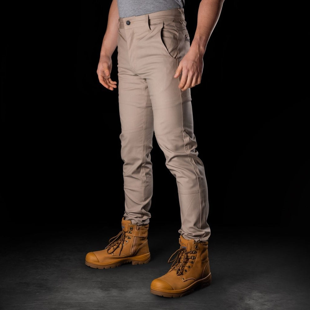 BAD 247™ SLIM FIT CUFFED CHINO WORK PANTS - BAD WORKWEAR