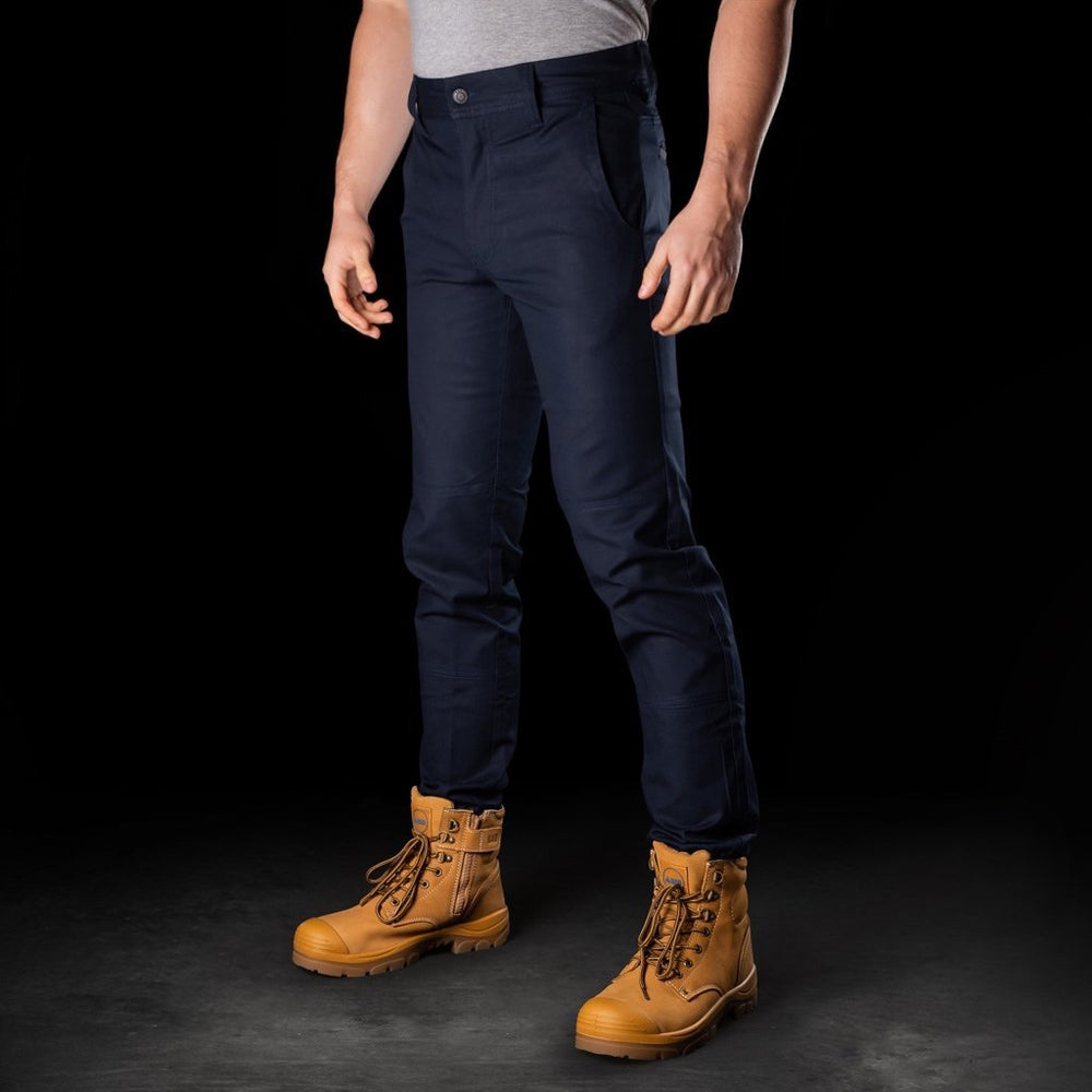 BAD 247™ SLIM FIT CUFFED CHINO WORK PANTS - BAD WORKWEAR