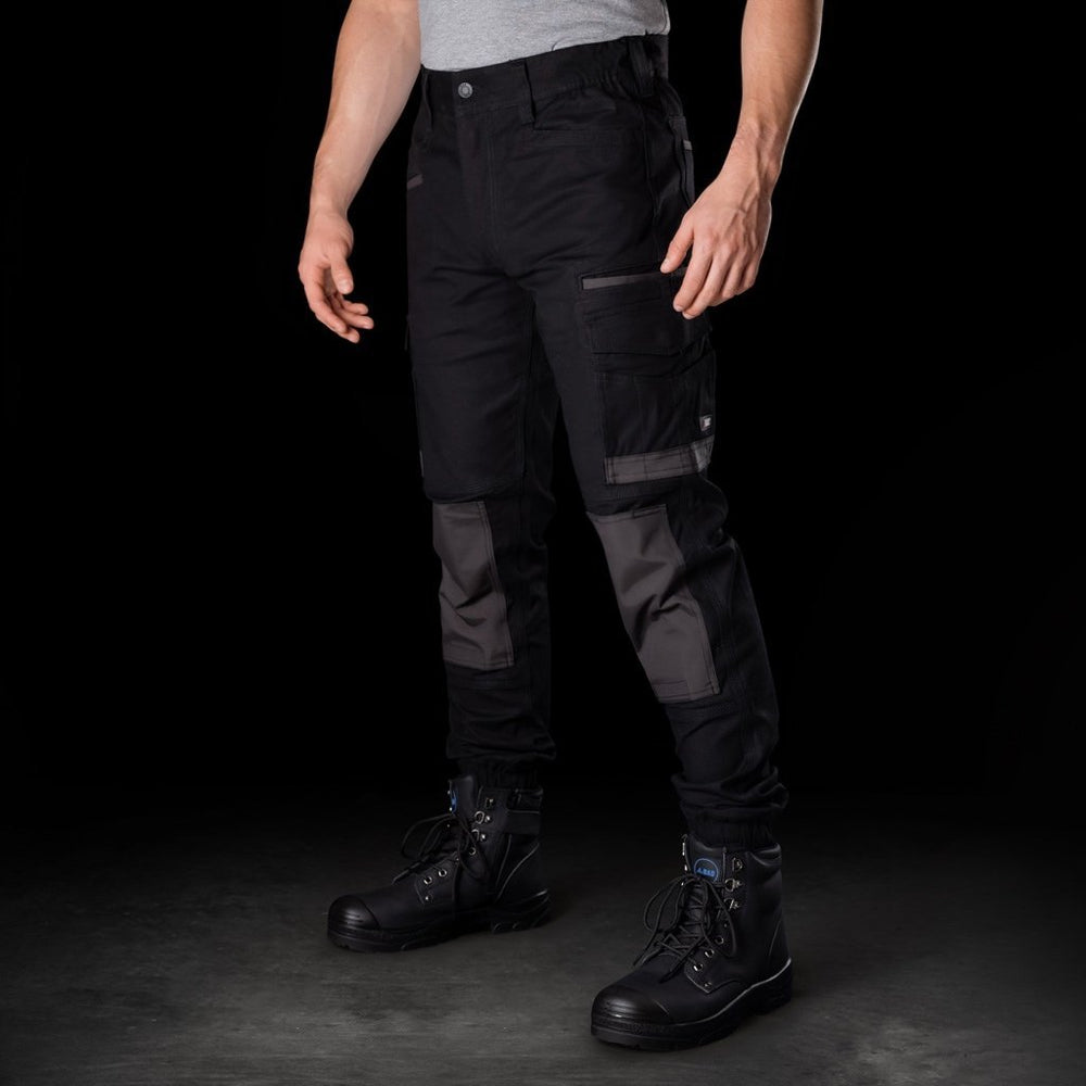 BAD ATTITUDE™ SLIM FIT CUFFED WORK PANTS - BAD WORKWEAR