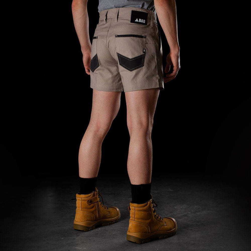 BAD ATTITUDE™ SLIM FIT SHORT SHORTS - BAD WORKWEAR