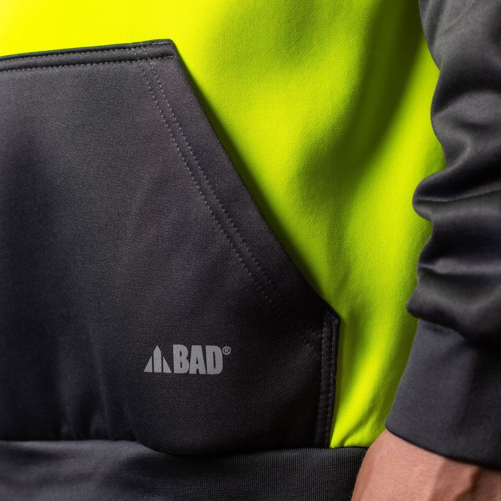 BAD ESSENTIAL™ HI-VIS FLEECE HOODIE - BAD WORKWEAR