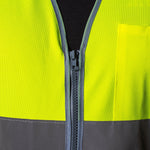 BAD® HI-VIS DAY/NIGHT ZIP SAFETY VEST - BAD WORKWEAR