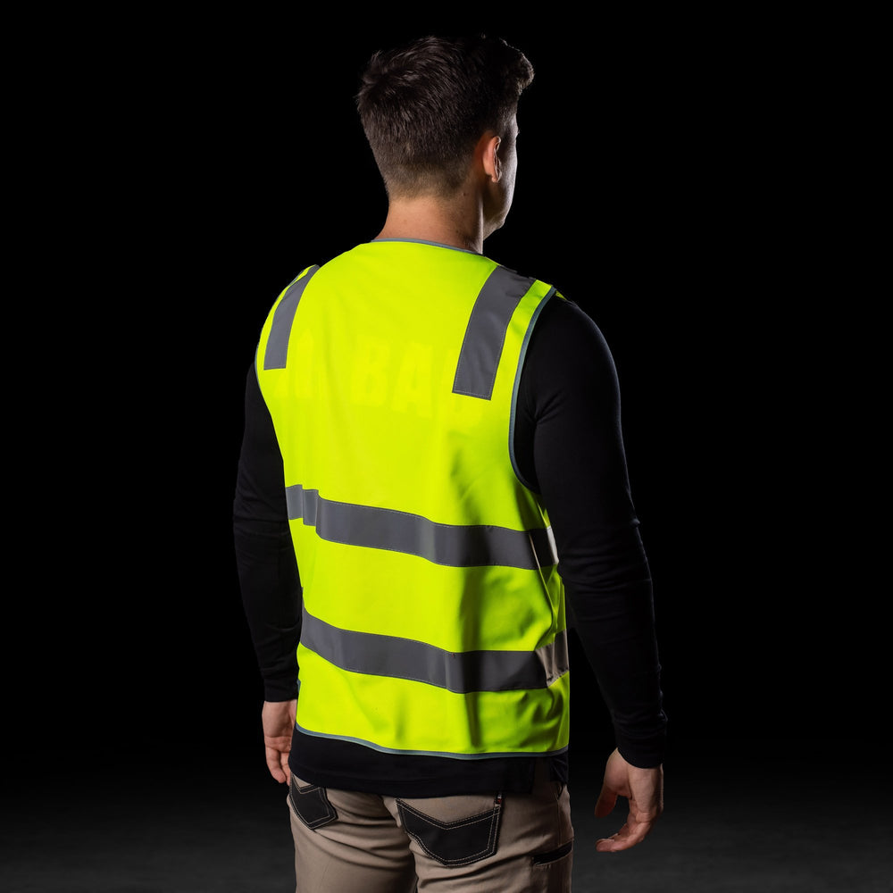 BAD® HI-VIS DAY/NIGHT ZIP SAFETY VEST - BAD WORKWEAR