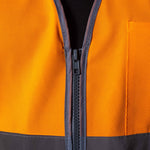 BAD® HI-VIS DAY/NIGHT ZIP SAFETY VEST - BAD WORKWEAR