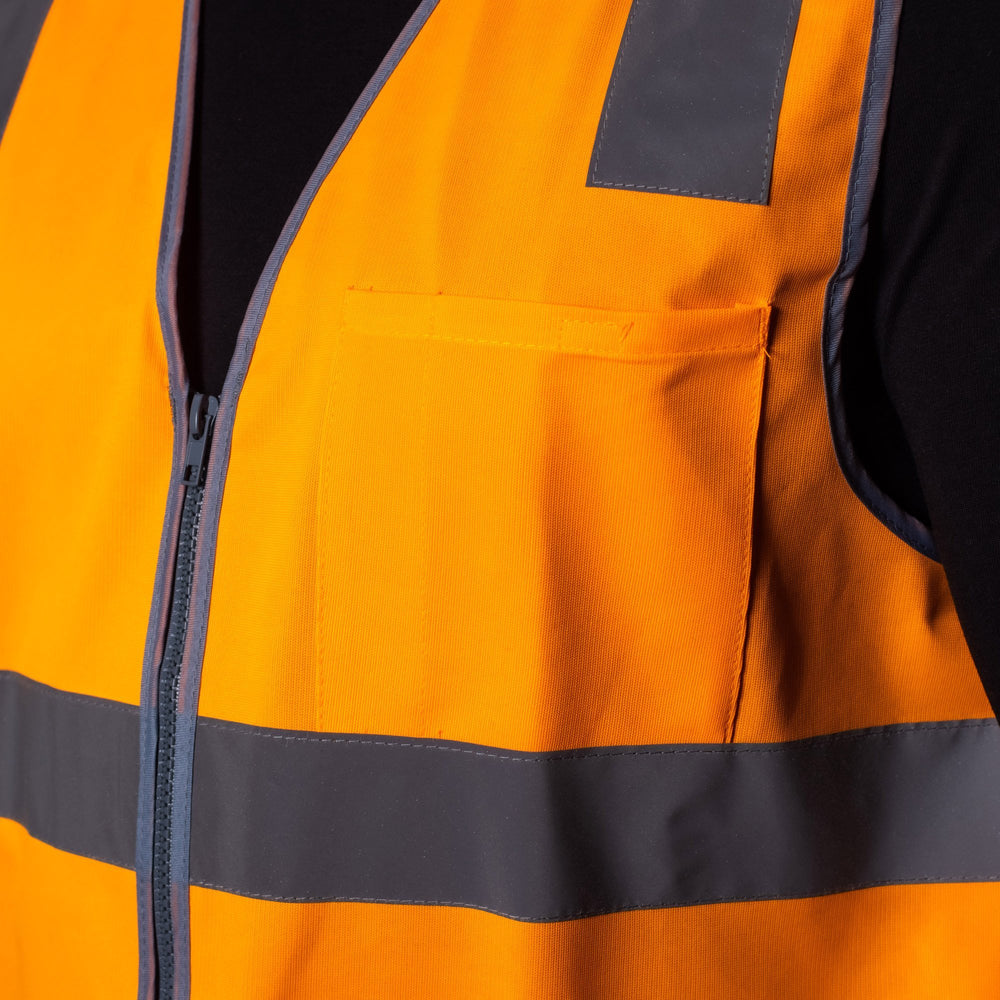 BAD® HI-VIS DAY/NIGHT ZIP SAFETY VEST - BAD WORKWEAR