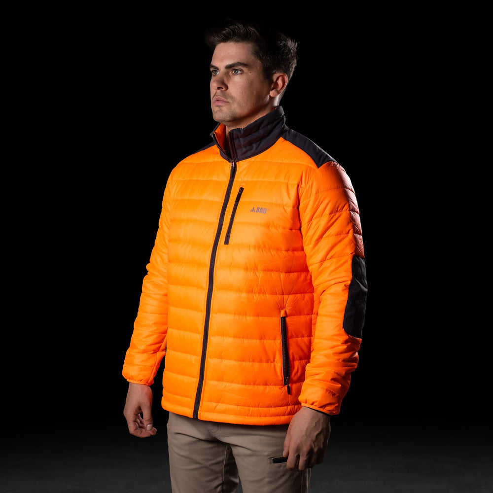 BAD® HI-VIS DOWN PUFFER JACKET - BAD WORKWEAR