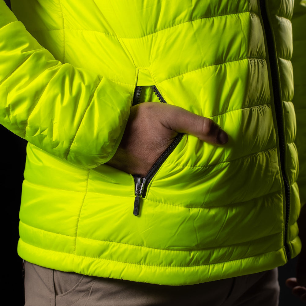 BAD® HI-VIS DOWN PUFFER JACKET - BAD WORKWEAR