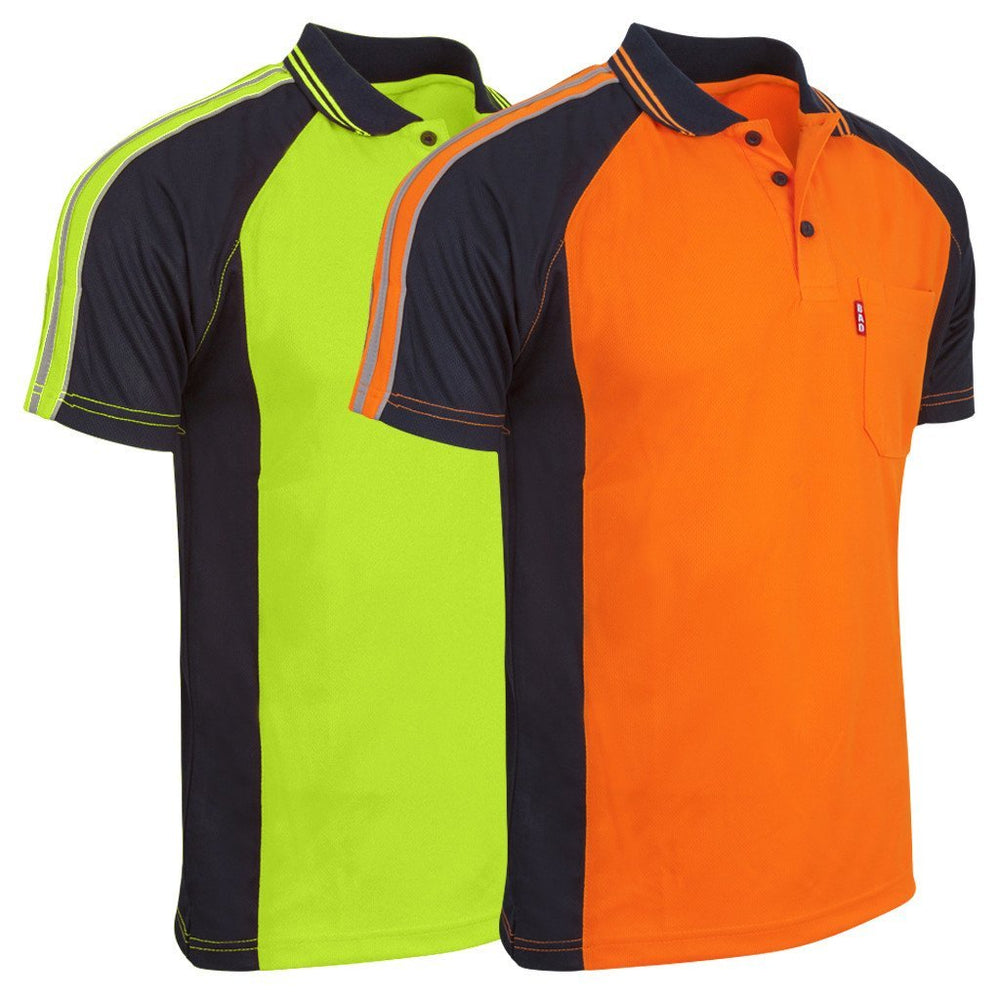 BAD® HI-VIS S/S POLO SHIRT - BAD WORKWEAR