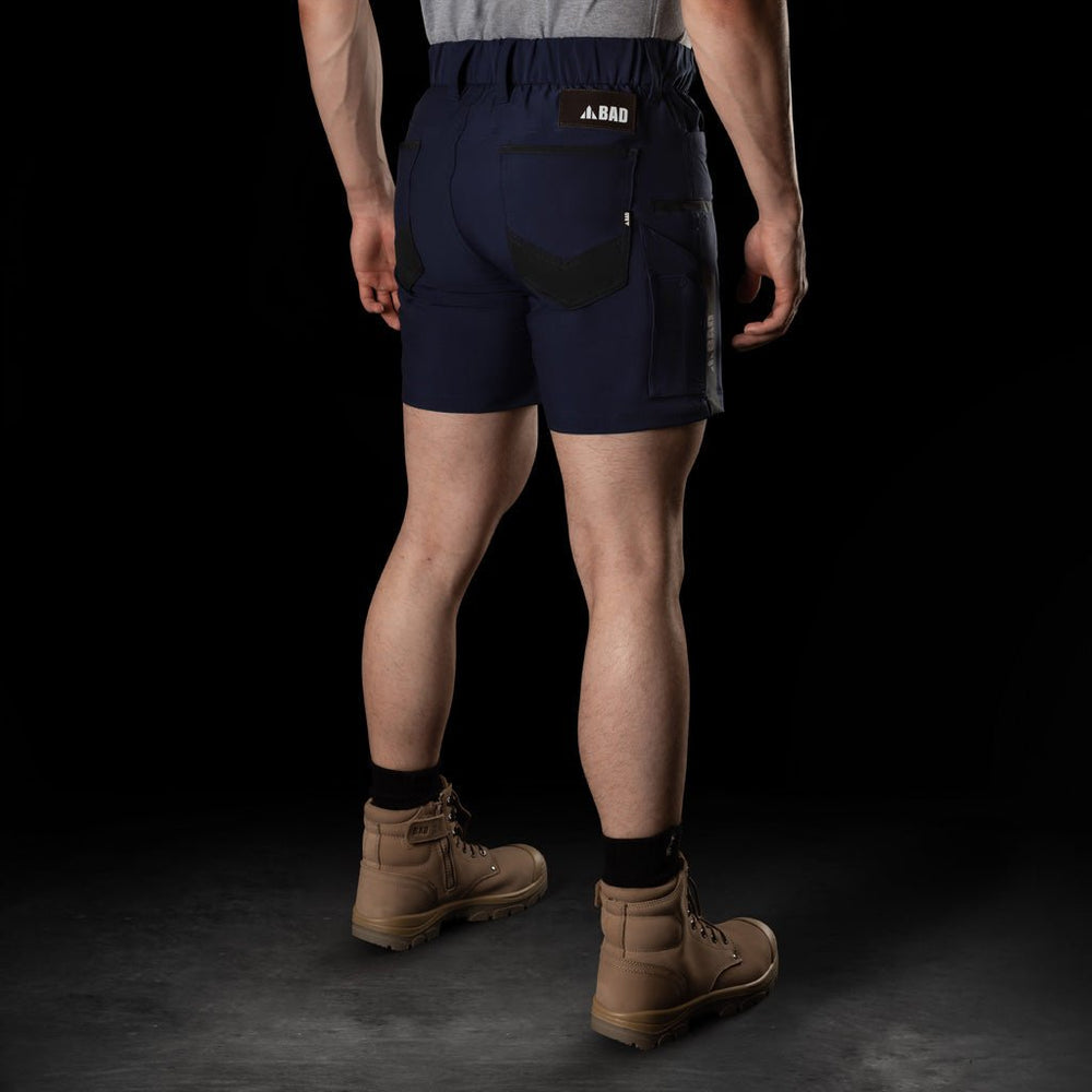 BAD NEXT™ WATERPROOF ELASTIC WAIST SHORT SHORTS - BAD WORKWEAR