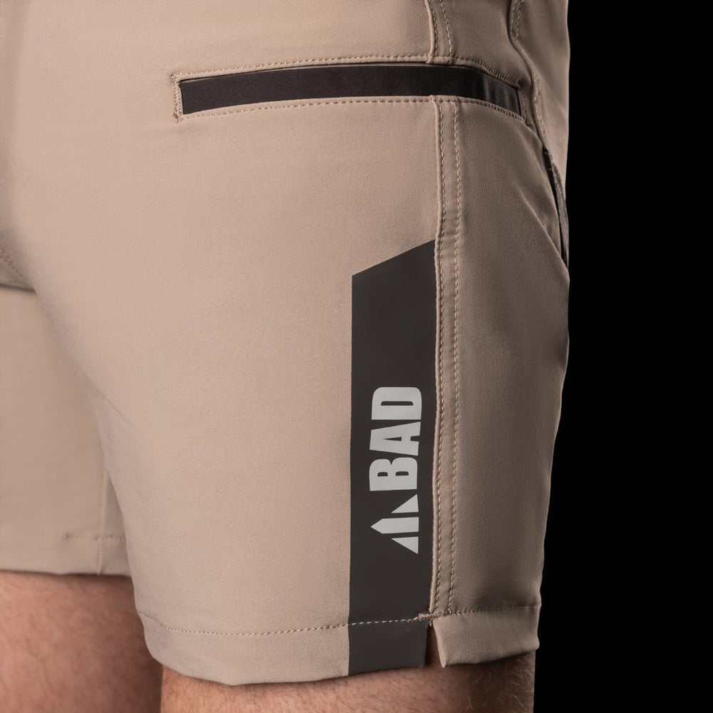 BAD NEXT™ WATERPROOF ELASTIC WAIST SHORT SHORTS - BAD WORKWEAR