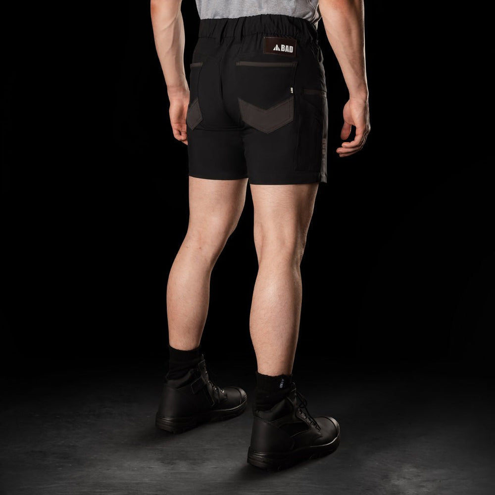 BAD NEXT™ WATERPROOF ELASTIC WAIST SHORT SHORTS - BAD WORKWEAR