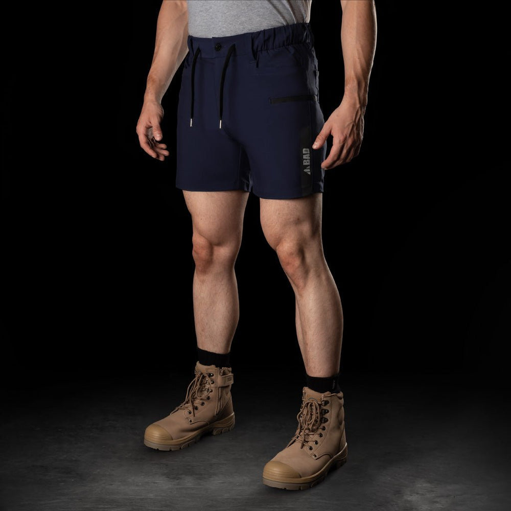 BAD NEXT™ WATERPROOF ELASTIC WAIST SHORT SHORTS - BAD WORKWEAR