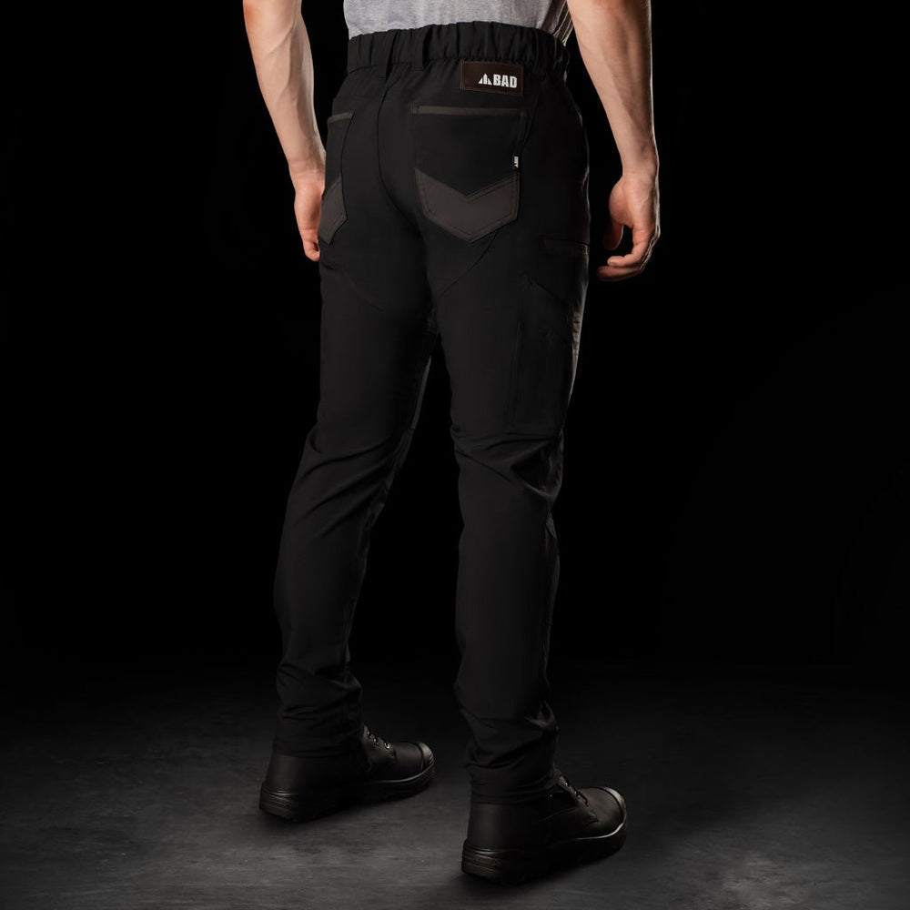 BAD NEXT™ WATERPROOF ELASTIC WAIST WORK PANTS - BAD WORKWEAR