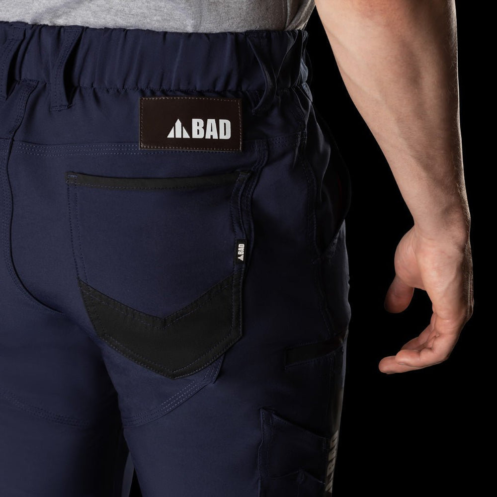 BAD NEXT™ WATERPROOF ELASTIC WAIST WORK PANTS - BAD WORKWEAR