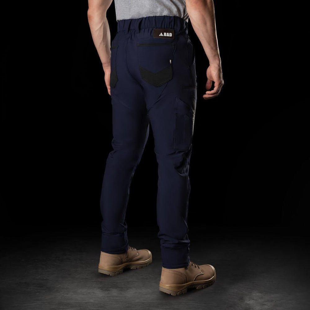 BAD NEXT™ WATERPROOF ELASTIC WAIST WORK PANTS - BAD WORKWEAR