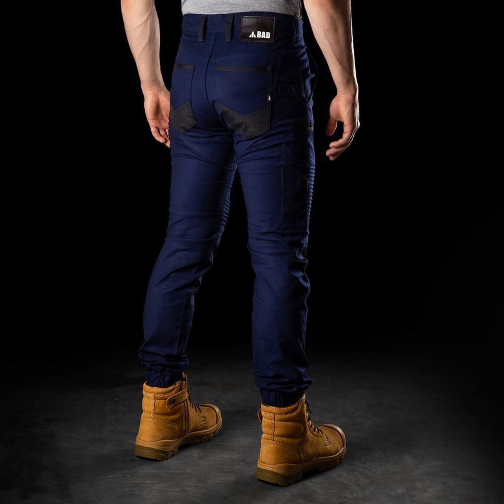 BAD REDEMPTION™ SLIM FIT CUFFED WORK PANTS - BAD WORKWEAR