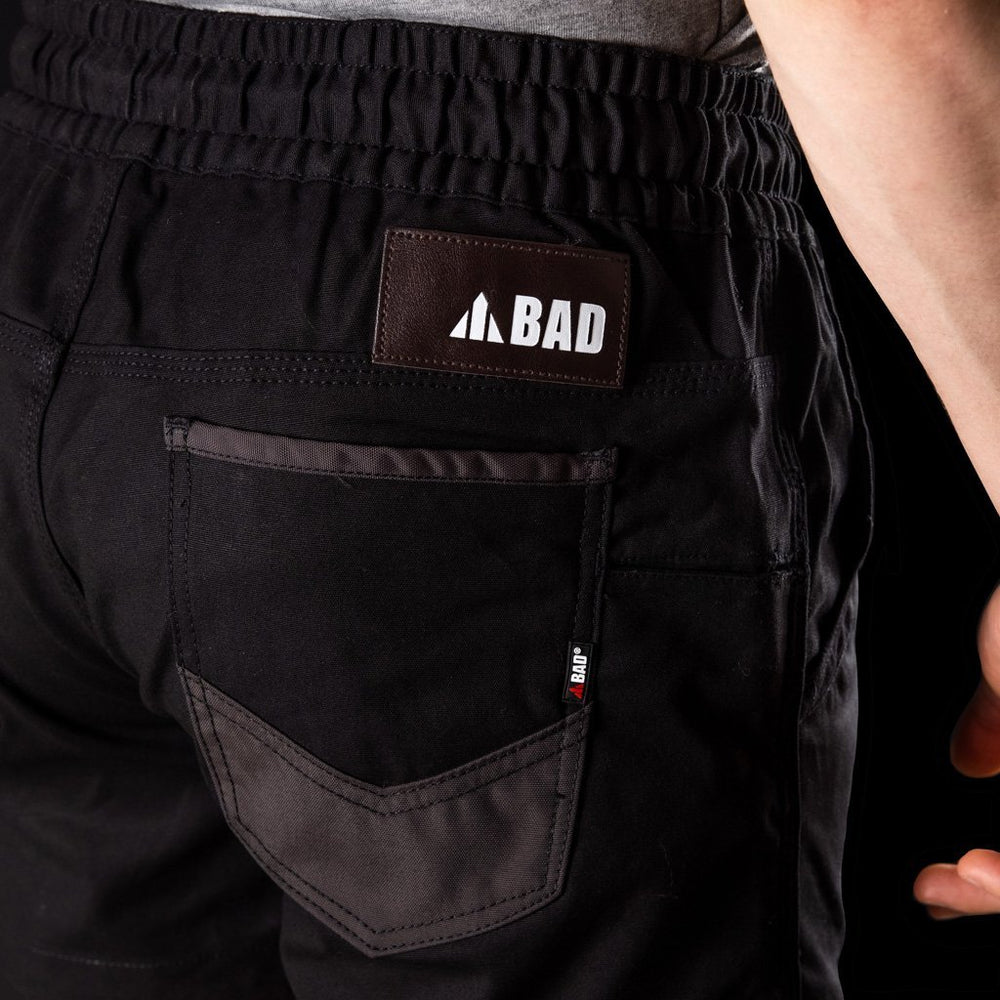 BAD SAVIOUR™ ELASTIC WAIST WORK SHORT SHORTS - BAD WORKWEAR