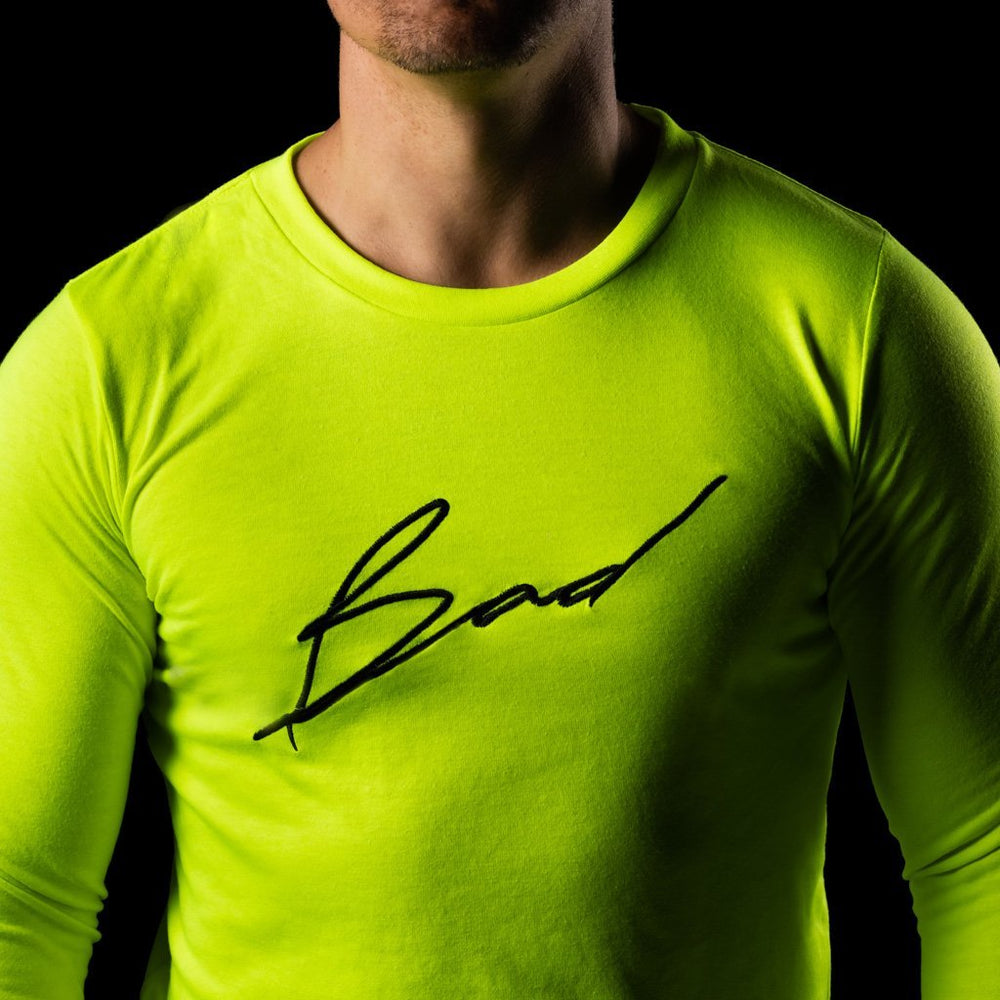 BAD SCRIPT™ HI-VIS L/S T-SHIRT - BAD WORKWEAR