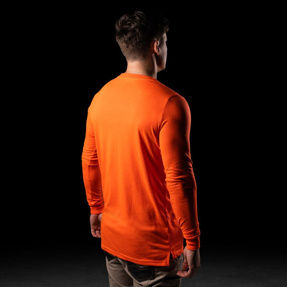 BAD SCRIPT™ HI-VIS L/S T-SHIRT - BAD WORKWEAR