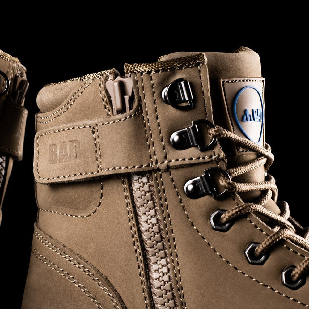 BAD STORM™ ZIP SIDE SAFETY WORK BOOTS - BAD WORKWEAR