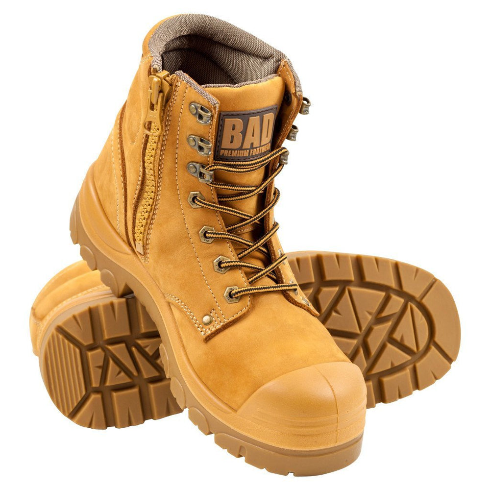 BAD STORM™ ZIP SIDE SAFETY WORK BOOTS - BAD WORKWEAR