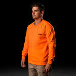 BAD TRADEMARK™ HEAVYWEIGHT FLEECE CREW SWEATER - BAD WORKWEAR