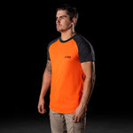 BAD® TRADEMARK RAGLAN HI-VIS S/S T-SHIRT - BAD WORKWEAR