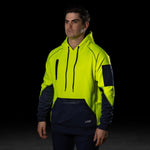 BAD® WATERPROOF RAIN-DEFEND™ HI-VIS FLEECE HOODIE - BAD WORKWEAR