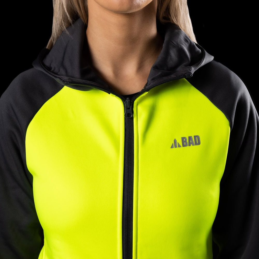 BAD WOMENS ENDURANCE™ HI-VIS FLEECE HOODIE - BAD WORKWEAR