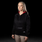 BAD WOMENS WATERPROOF RAIN-DEFEND™ HI-VIS FLEECE HOODIE - BAD WORKWEAR