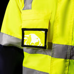 WATERPROOF HI-VIS PARKA JACKET WITH 3M TAPE - BAD WORKWEAR